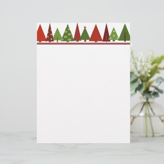 kerstcadeaupapier met kerstcadeautjes (Staand voorkant)
