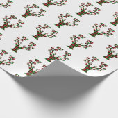 kerstcadeaupapier met kerstinslag cadeaupapier (Hoek)