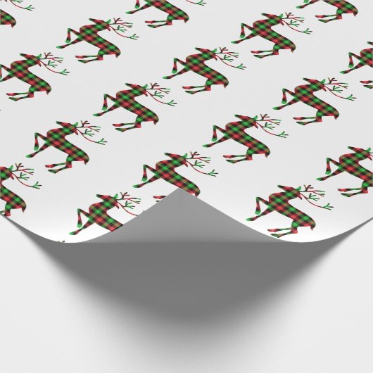 kerstcadeaupapier met kerstinslag cadeaupapier (Hoek)