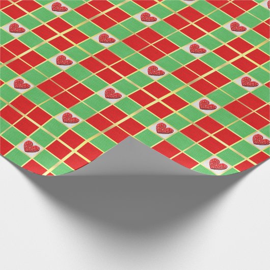 kerstcadeaupapier met matte vulling cadeaupapier (Hoek)