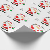 Kerstcadeaupapier met vissen cadeaupapier (Hoek)
