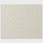 Kerstcadeaupapier - Moderne kerstmannen van peperk Cadeaupapier (Vlak)