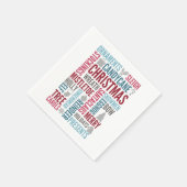 kerstcadeaupapier Napkin Servet (Hoek)