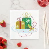 kerstcadeaupapier Napkins Servet (Insitu)