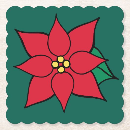 kerstcadeaupapier, Onderzetter (Voorkant)