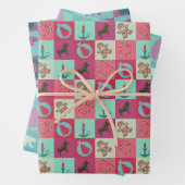 Kerstcadeaupapier Plat Vellen Set van 3 (In situ)
