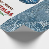 kerstcadeaupapier, pretkerst cadeaupapier (Hoek)