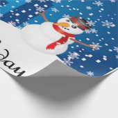 Kerstcadeaupapier Prettig Kerstfeest Cadeaupapier (Hoek)
