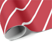 Kerstcadeaupapier Rood Met Witte Strepen Cadeaupapier (Rol Hoek)