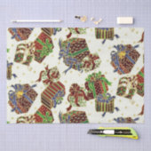 kerstcadeaupapier Sakkerpapier Vakantiepatroon Tissuepapier (Craft)