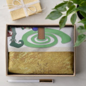 kerstcadeaupapier Santa Elf Snowman Tissuepapier (Geschenk)