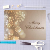 kerstcadeaupapier/snowflakes voor fijne kerst tissuepapier (Craft)