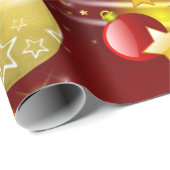 kerstcadeaupapier Snowman Gold Balls Cadeaupapier (Rol Hoek)