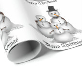 kerstcadeaupapier Snowman Holiday Cadeaupapier (Rol Hoek)