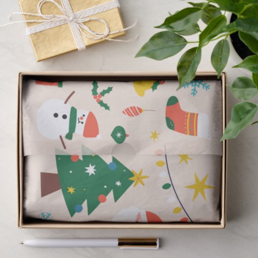 kerstcadeaupapier tissuepapier (Geschenk)