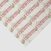 kerstcadeaupapier tissuepapier (Detail)