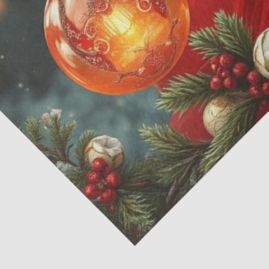 kerstcadeaupapier tissuepapier (Detail)