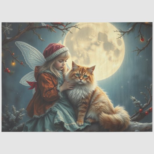 kerstcadeaupapier tissuepapier (Voorkant)