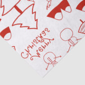 kerstcadeaupapier tissuepapier (Detail)