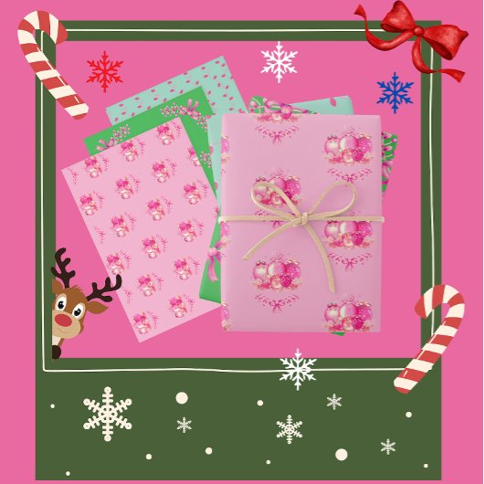 Kerstcadeaupapier Trio Inpakpapier Vel