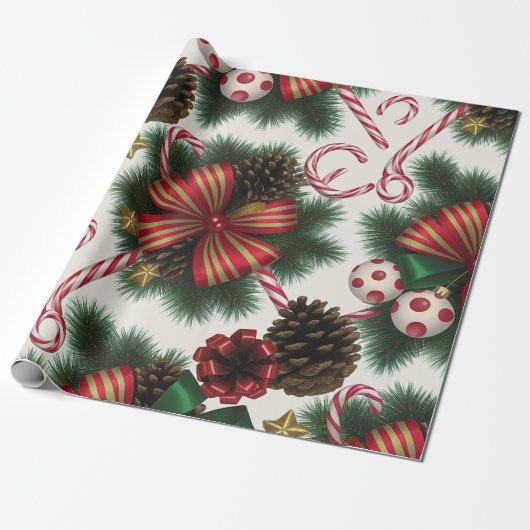 kerstcadeaupapier Verpakkingspapier Cadeaupapier (Uitgerold)