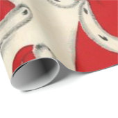 Kerstcadeaupapier Vintage Cadeaupapier (Rol Hoek)