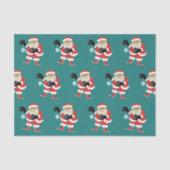 kerstcadeaupapier voor bakkers tissuepapier (Voorkant)