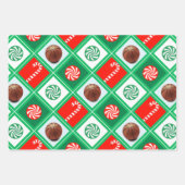 kerstcadeaupapier voor basketbal inpakpapier vel (Voorkant 3)