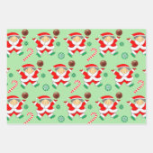 kerstcadeaupapier voor basketbal inpakpapier vel (Voorkant)