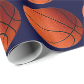 kerstcadeaupapier voor Basketball Cadeaupapier (Rol Hoek)