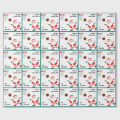 kerstcadeaupapier voor Basketball Cadeaupapier (Vlak)