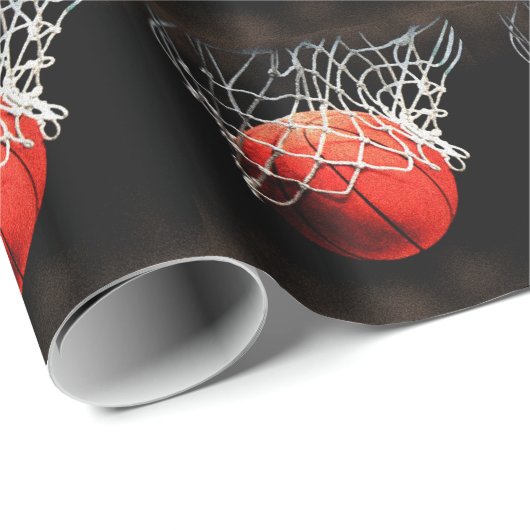 kerstcadeaupapier voor Basketball Cadeaupapier (Rol Hoek)