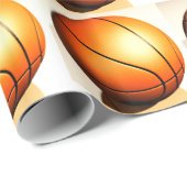 kerstcadeaupapier voor Basketball Cadeaupapier (Rol Hoek)