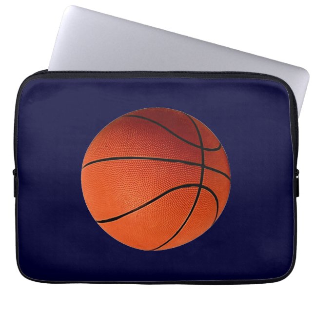 kerstcadeaupapier voor Basketball Laptop Sleeve (Voorkant)