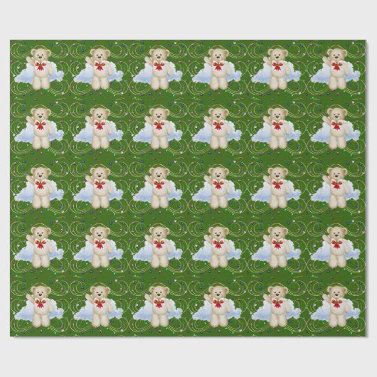 kerstcadeaupapier voor bear cadeaupapier (Vlak)