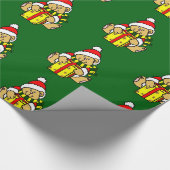 kerstcadeaupapier voor bear cadeaupapier (Hoek)