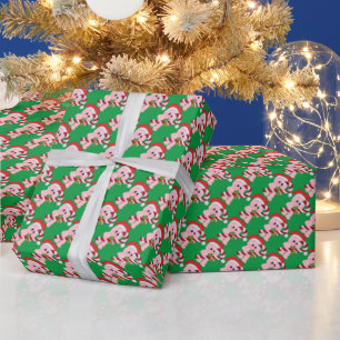 kerstcadeaupapier voor cartoon cadeaupapier