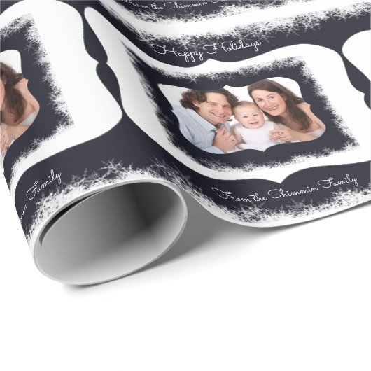 kerstcadeaupapier voor de Classy-serie Uw foto Cadeaupapier (Rol Hoek)