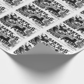 kerstcadeaupapier voor de kerstman cadeaupapier (Hoek)