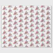 kerstcadeaupapier voor feestdagen cadeaupapier (Vlak)