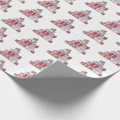 kerstcadeaupapier voor feestdagen cadeaupapier (Hoek)