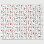 kerstcadeaupapier voor feestdagen cadeaupapier (Vlak)