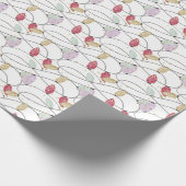 kerstcadeaupapier voor feestdagen cadeaupapier (Hoek)