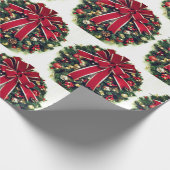 kerstcadeaupapier voor feestdagen cadeaupapier (Hoek)