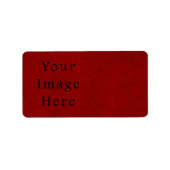 kerstcadeaupapier voor feestdagen etiket (Voorkant)