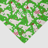 kerstcadeaupapier voor honden tissuepapier (Detail)