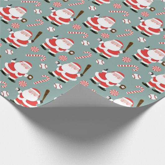 kerstcadeaupapier voor honkbal cadeaupapier (Hoek)