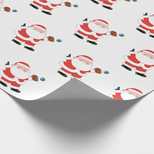 kerstcadeaupapier voor honkbal cadeaupapier (Hoek)