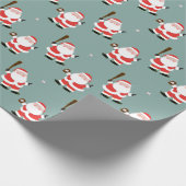 kerstcadeaupapier voor honkbal cadeaupapier (Hoek)