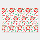 kerstcadeaupapier voor honkbal inpakpapier vel (Voorkant 3)